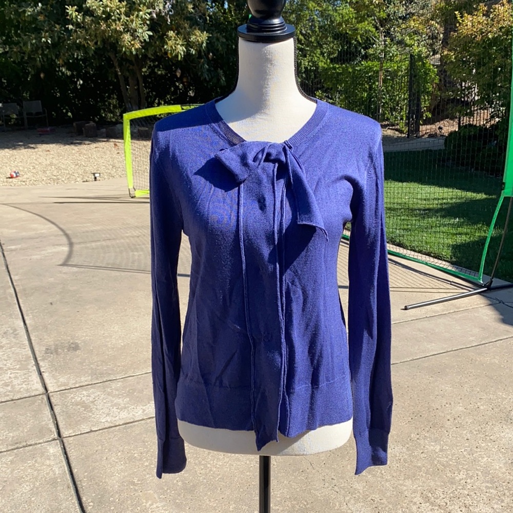 Prada Bow Neck Cardigan
